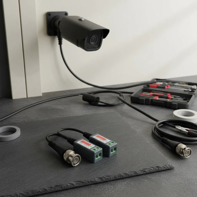 Video Balun X2 Cctv Para Cámaras De Seguridad