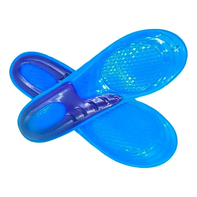Plantillas Gel Silicona Ortopédicas Antideslizante Azul V Azul