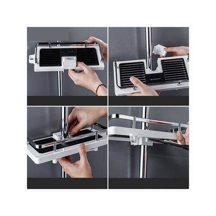 Estante Organizador Baño,  Para Ducha Con Caño Exterior