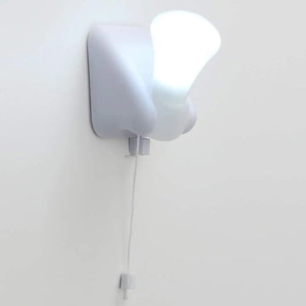 Lampara Led A Pila Con Adhesivo Y Base Foco  Ropero Nuevo  Blanco Frío Blanco Frío