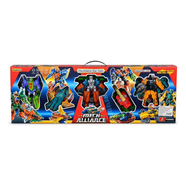 Set De Robots Transformables 5pcs Ty372940b A