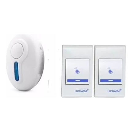 Timbre Inalámbrico Doble Pulsador