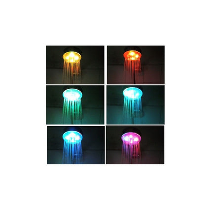 Duchero Con Luces Led Baño Ducha Lluviero