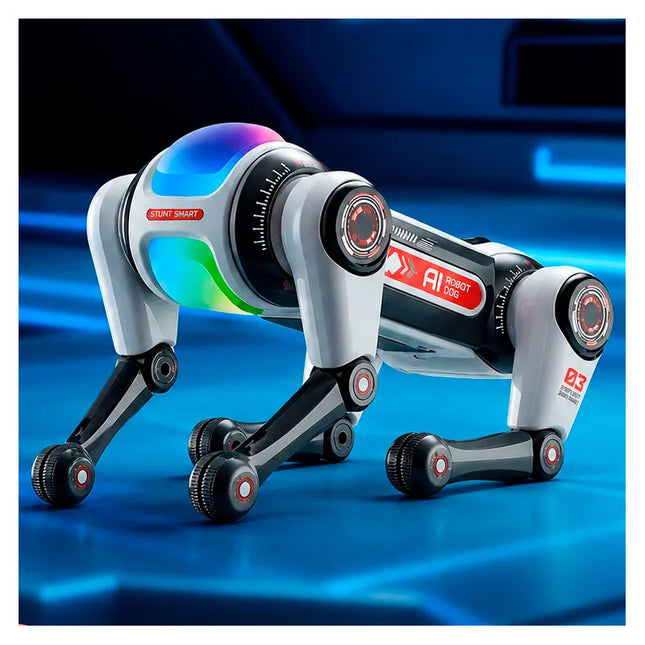 Perro Robot Inteligente A Control Remoto Con Luces Y Sonido Perro