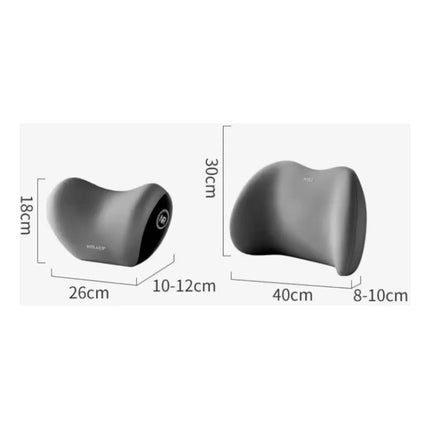 Almohadas Espuma Vicoelastica Para Auto Cojin Anti Dolor Gris