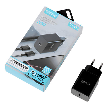 Cargador Treqa Para Celular Pd Ch-654 36w V