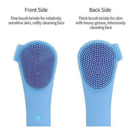 Masajeador Limpiador Cepillo Facial Cutis Nariz Maquillaje  Rosa Y Azul