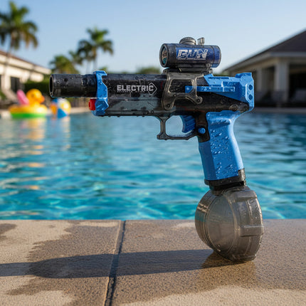 Pistola De Agua A Batería Con Luz C