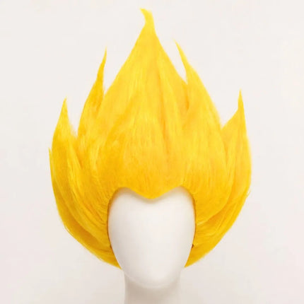 Peluca Amarilla Para Cosplay Altura 26cm Amarillo 1