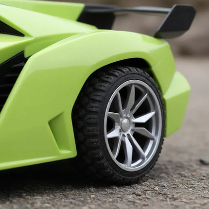 Auto A Control Remoto Lamborghini Con Luz Verde Lima