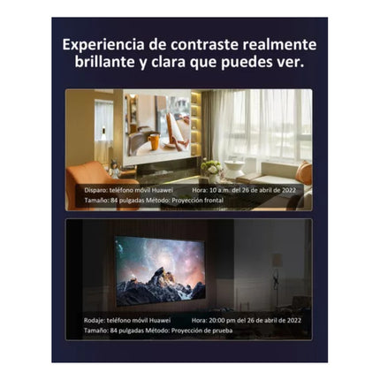 Proyector Led Wifi Y Bt Con Control Remoto X