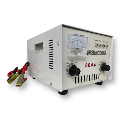 Cargador Bateria Automático 12/24/36v 80amp Llave Térmica