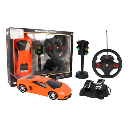 Auto A Control Remoto Con Semáforo 42 X 30 Cm