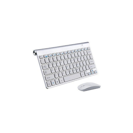 Kit Teclado Y Mouse Compacto Negro/dorado/blanco Varios