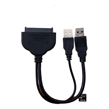 Cable Adaptador Disco Sata 2.5 De Notebook Laptop A Usb 3.0 Negro
