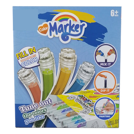 Fabrica De Marcadores Al Agua, 20 Piezas , En Caja
