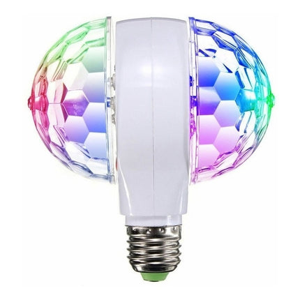 Lampara Disco Ld Doble Rgb Colores Pase E27 Rgb Rgb