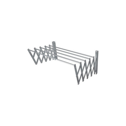 Tendedero Plegable Ropa Para Pared De Aluminio 5 Varillas Gris