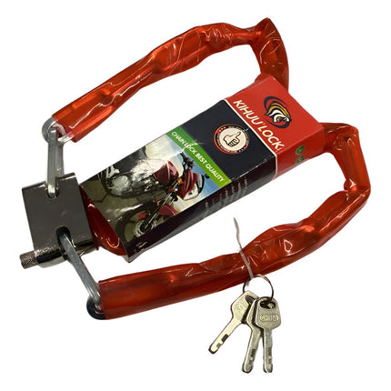 Cadena Bici/moto Roja/azul 1 Metro Eslabon-589 V