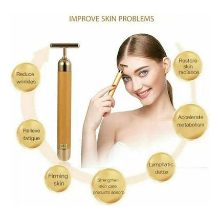 Masajeador Facial Ionizado Vibratorio Contorno De Ojos T