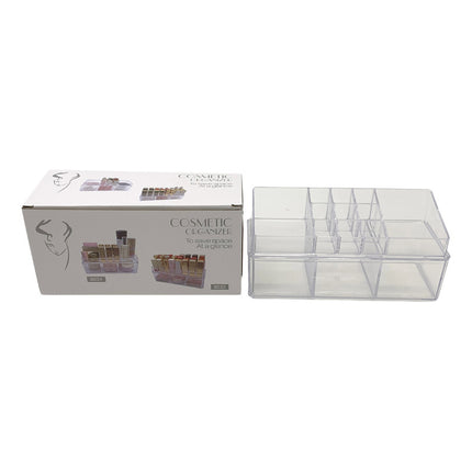 Organizador De Cosméticos De Acrílico Medida: 23x11x9cm Transparente