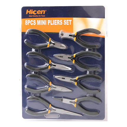 Juego De 8 Pinzas Serie Mini Marca Hicen X
