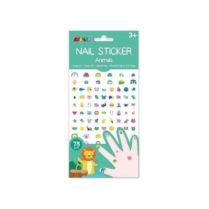 Sticker Para Uñas Animales Genérica