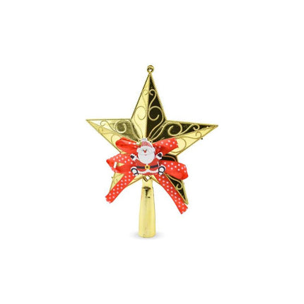 Puntero De Navidad Estrella Dorada 18cm Ccm00122