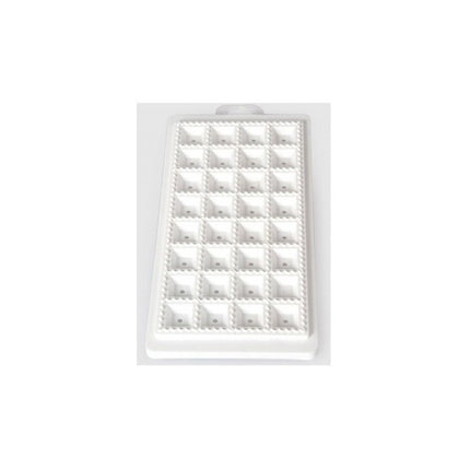 Molde Para Ravioles Pasta Rellena Casera 36 Cavidades Blanco