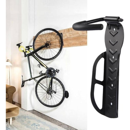Soporte De Pared Para  Bicicleta Rueda Fija  Negro