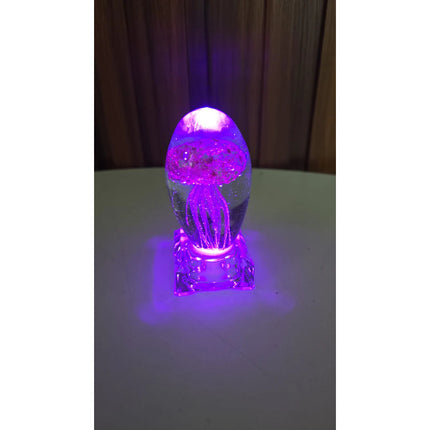 Lampara Veladora Vidrio Meduza Nuevo Modelo V