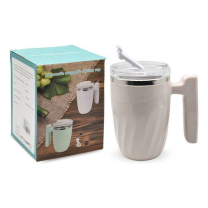 Taza Térmica Auto Revolvedora Con Mango 380ml