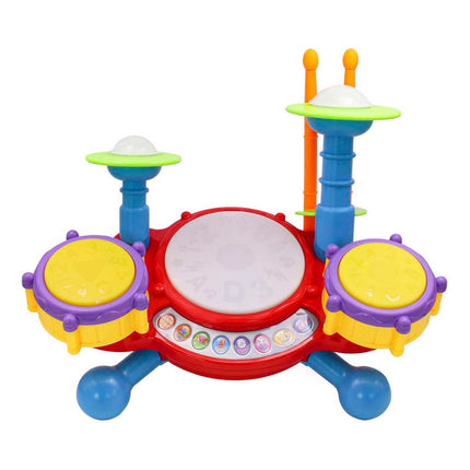 Bateria Musical Con Luces Y Sonidos X