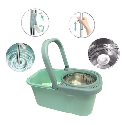 Balde Mopa Metalica Combinada Calidad Centrifugador Metal Varios