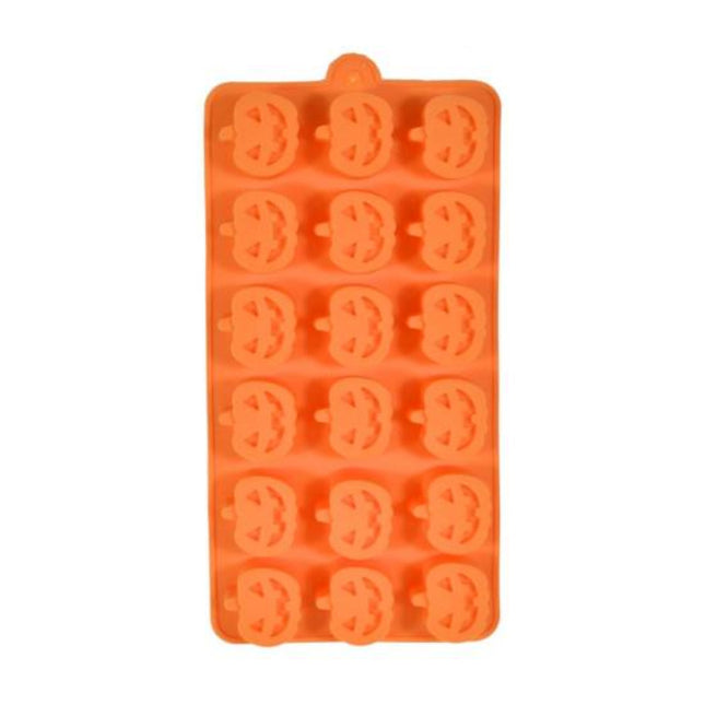 Molde Para Galletas En Silicona Para Halloween 21x11cm. X