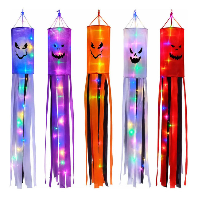 Colgante Halloween Con Luz Led Decorativo