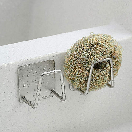 Soporte De Esponja Escurridor Colgante Esponja De Cocina Gris