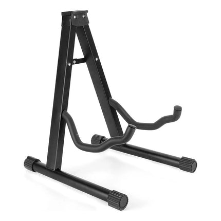 Soporte Pie Plegable Guitarra Bajoacústicaeléctricacriolla Negro