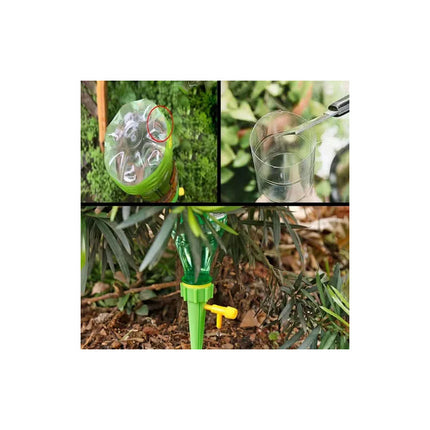 Autoriego Estaca Macetas Goteo Plantas Botellas X 10 Unidad