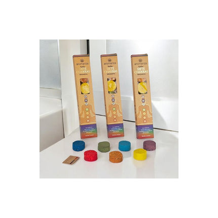 Incienso Sahumerio Pastilla Organicas 7 Chakras Aromanza V