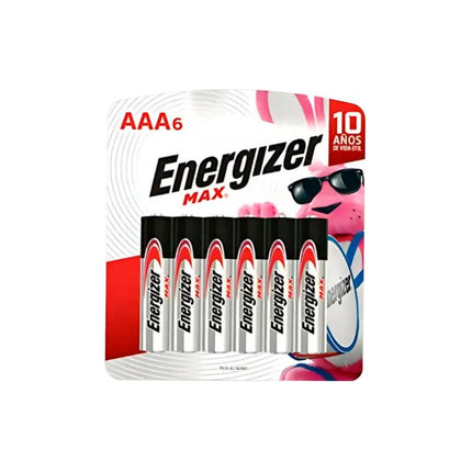Pilas Energizer Max Aaa Pack X6 Te92bp6