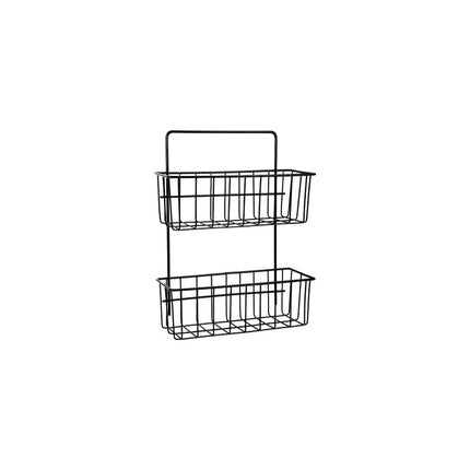 Organizador Con Canastos De 2 Niveles Para Colgar Adhesivo