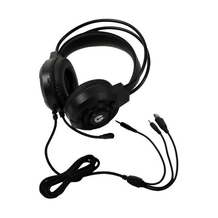 Auricular Vincha Gamer Led Rgb H81 Negro