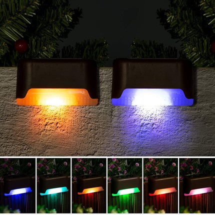Luces Solares Multicolor Cambiantes Exterior X 4 Unidades Rgb