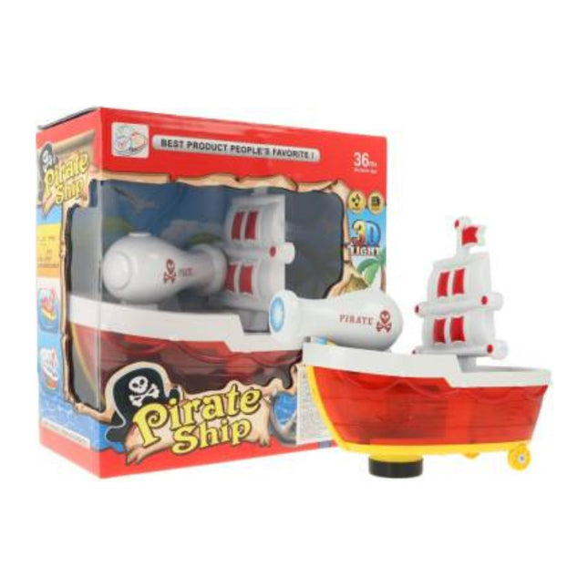 Barco Pirata Didáctico Con Sonido 22 X 22 X 9 Cm
