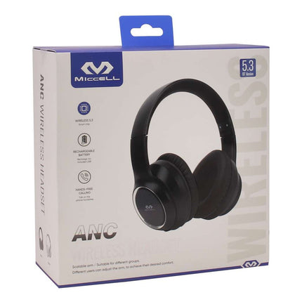 Vincha Auricular Bt Miccell Vq-b15 Negro Negro
