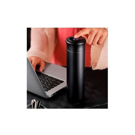 Termo Botella Digital Led Táctil 500 Ml Pantalla Táctil Led
