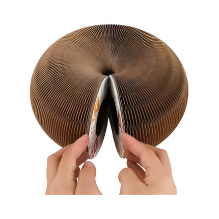 Rascador Para Gatos De Carton Con Pelotas  M