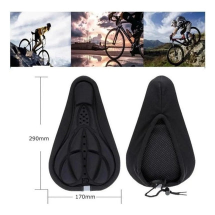 Cubre Asiento Con Gel Para Bicicleta Spinning Ciclismo Funda