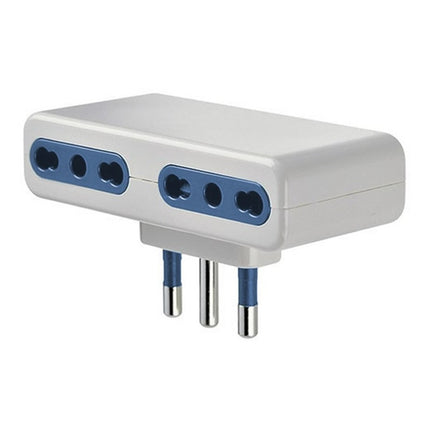 Ficha Adaptador 3 En Linea Derivado  4 Modular